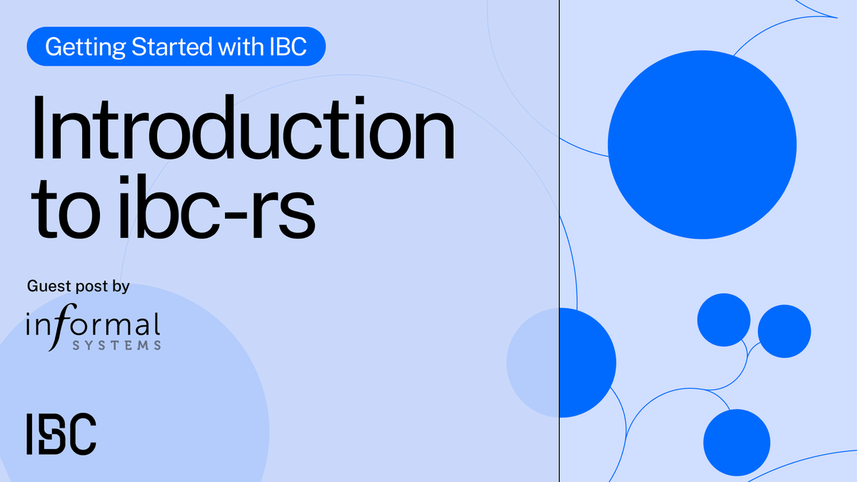 Cover for Introduction to ibc-rs, the IBC Implementation in Rust